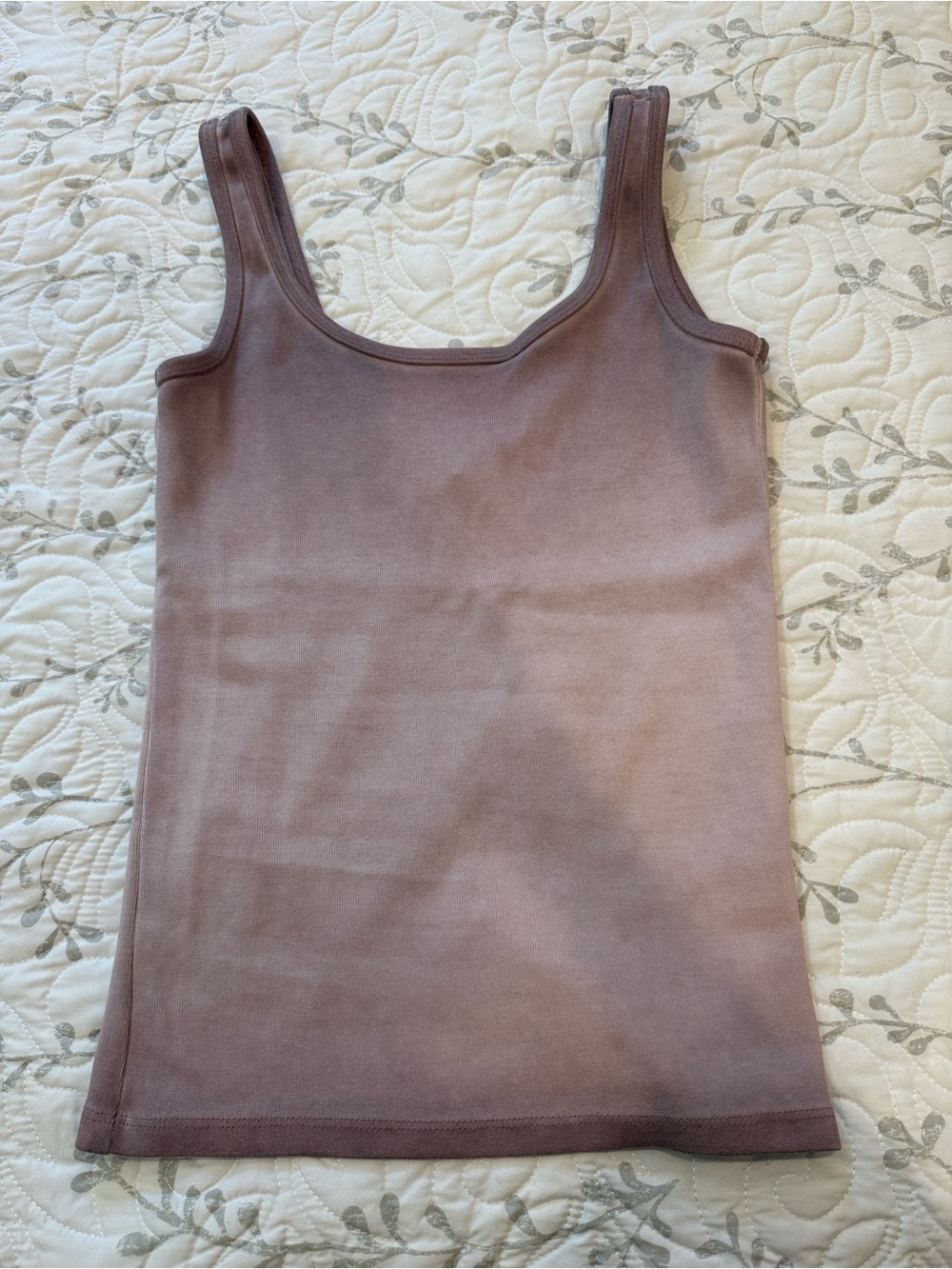 Zara Mauve Scoop Neck Tank Top